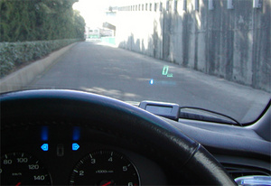 車にデジタルスピードメーターを取り付け