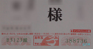 年賀状のお年玉くじ当選番号決定