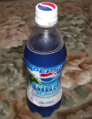ペプシブルーハワイを飲む