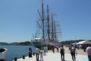 日本丸セイルドリル in たまの港フェスティバル