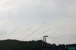 道を間違え岐阜でブルーインパルスを見てきた