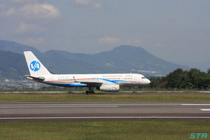 高松空港 ジンエアー機＆ウラジオストク航空機飛来