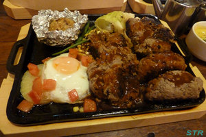 アミーゴモリサキでハンバーグ