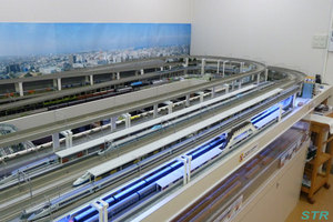鉄道模型のある喫茶店 ティーサロンしこく