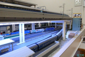 鉄道模型のある喫茶店 ティーサロンしこく