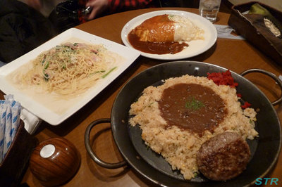 一年ぶりに茶屋ガーデンで食事