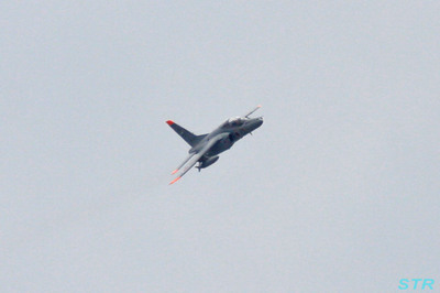 丸亀お城村 T-4航過飛行