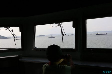 掃海母艦うらがを見学