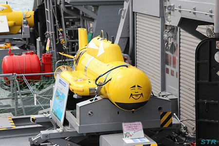 掃海母艦うらがを見学