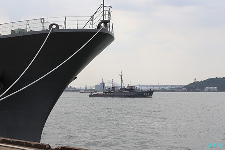 掃海母艦うらがを見学
