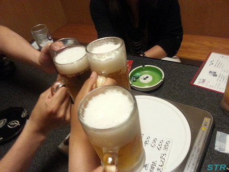 平日飲み会からのLINEインストール