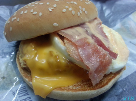 チキンチーズ月見