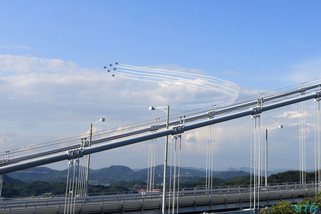 瀬戸内水軍まつりin尾道 ブルーインパルス展示飛行