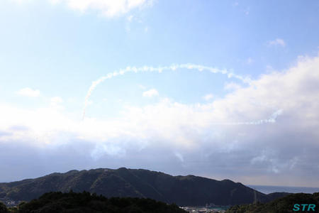 土佐清水分屯基地開庁20周年記念行事 ブルーインパルス展示飛行