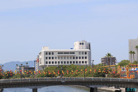 阿波おどりブルーインパルス展示飛行 前日予行