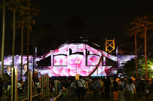 瀬戸大橋開通30周年記念 輝かナイト プロジェクションマッピング