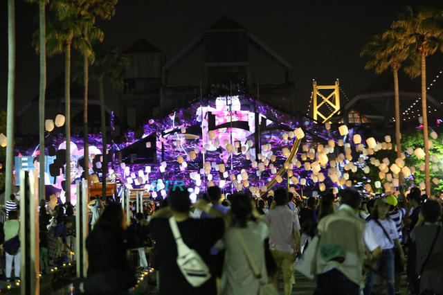 瀬戸大橋開通30周年記念 輝かナイト プロジェクションマッピング