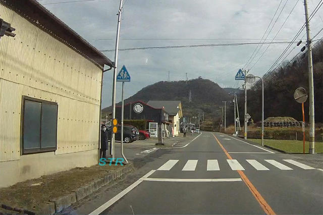 三豊市高瀬町下麻でシートベルトの取り締まり