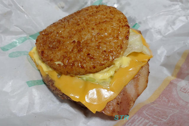 マクドナルドのごはんベーコンレタス