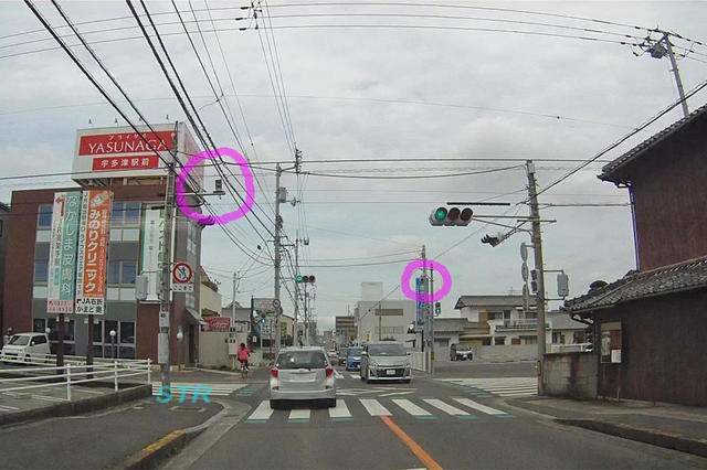 坂出市池園町・笠指町 学園通りのNシステム