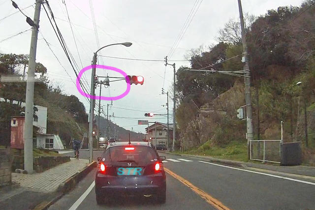 坂出市八幡町 県道33号線のNシステム