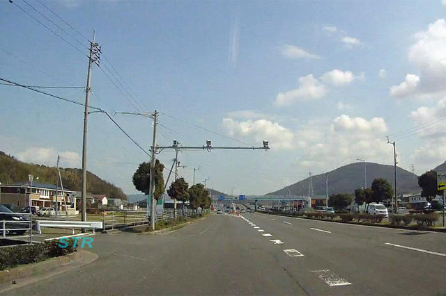 坂出市川津町 国道11号線 坂出IC付近のNシステム