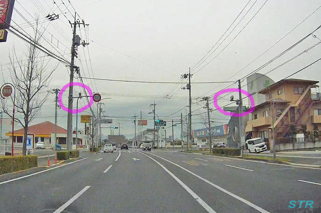 丸亀市土器町東1丁目・2丁目 市道土器線のNシステム