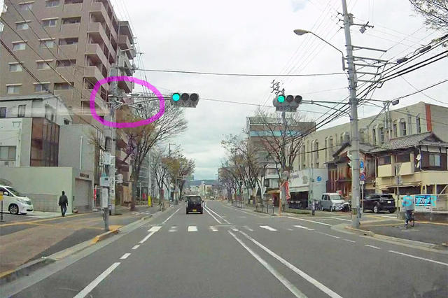 高松市昭和町1丁目 市道五番町西宝線のNシステム