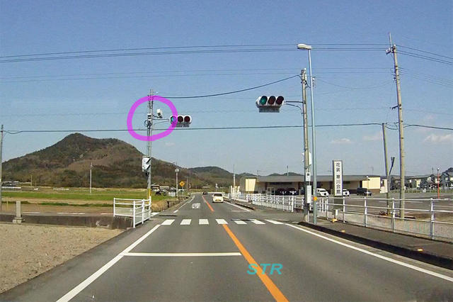 さぬき市寒川町神前 県道37号線のNシステム