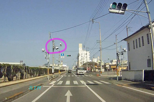 善通寺市仙遊町1丁目 県道48号線のNシステム