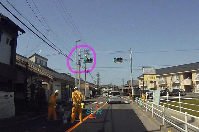 多度津町西白方 県道21号線のNシステム