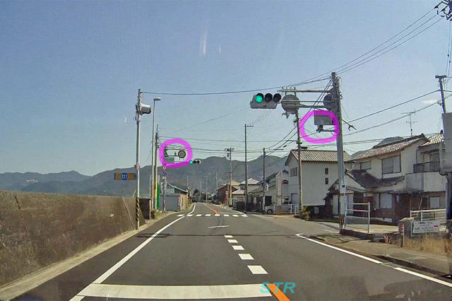 東かがわ市馬宿 国道11号線のNシステム