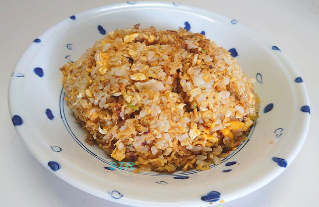 シーフードヌードル炒飯を作ってみた