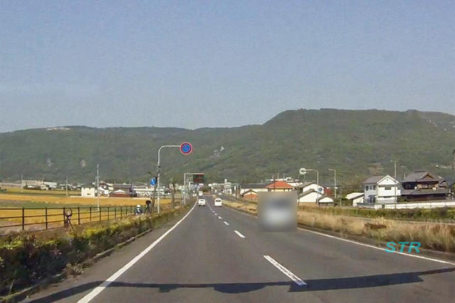 坂出市加茂町 国道11号線新綾川橋付近で可搬式オービスによる速度取り締まり
