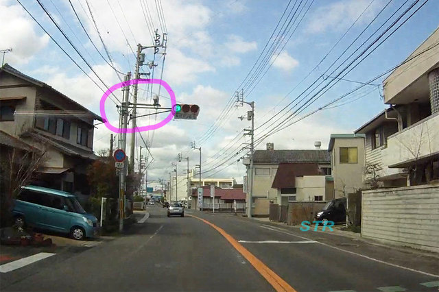 高松市高松町 県道155号線のNシステム