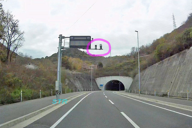 高松市西春日町 市道木太鬼無線のNシステム