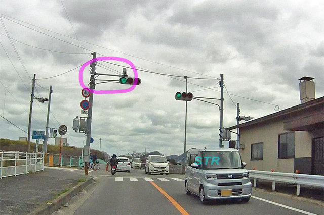 高松市川部町 県道170号線のNシステム