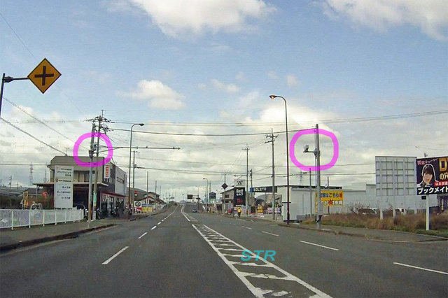 高松市春日町 県道272号線のNシステム