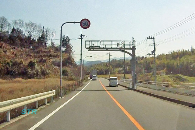 高松市西植田町 県道13号線のNシステム