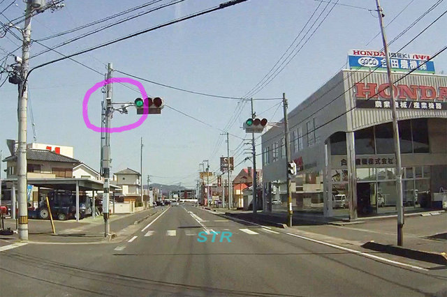 観音寺市吉岡町 県道237号線のNシステム