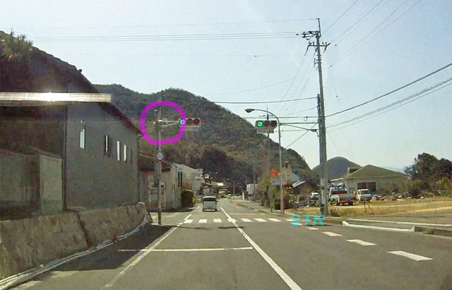 三豊市仁尾町仁尾甲 県道21号線のNシステム