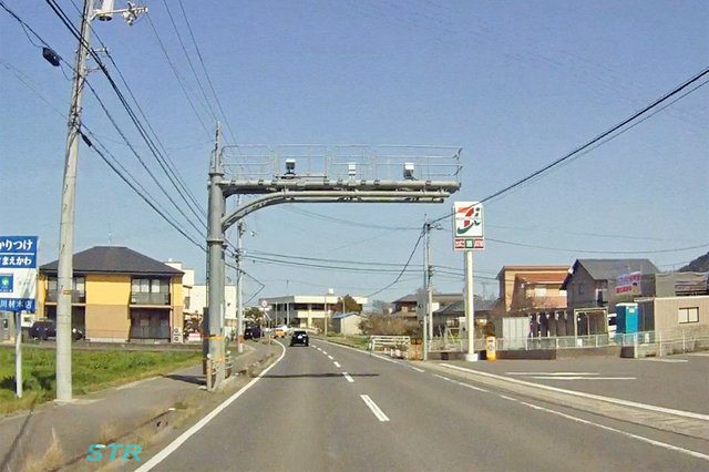 三豊市三野町下高瀬 県道23号線のNシステム