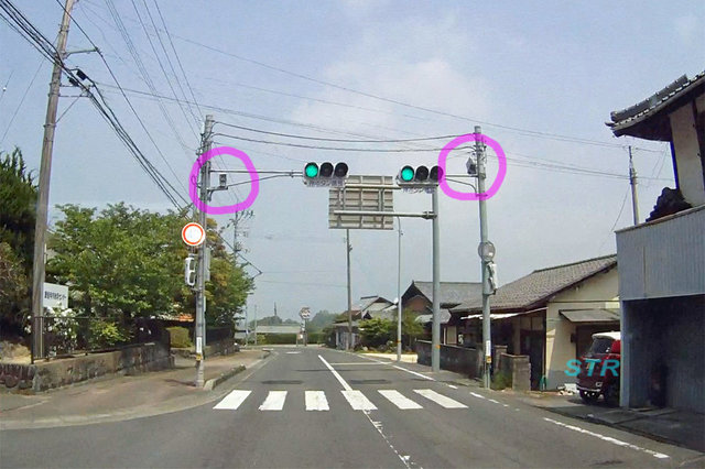 観音寺市大野原町井関 県道8号線のNシステム