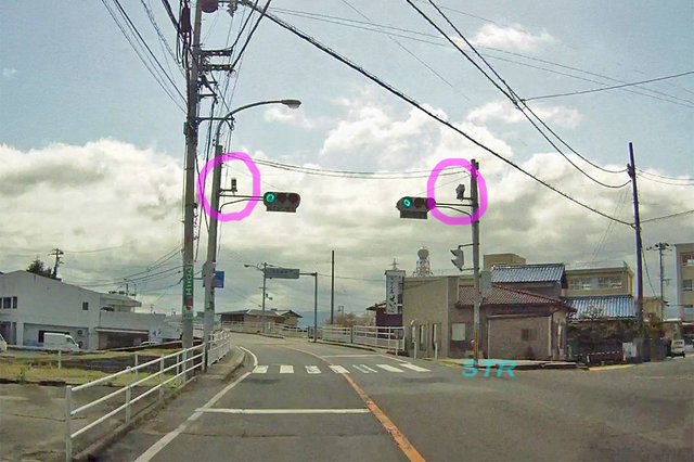 高松市元山町 県道10号線のNシステム