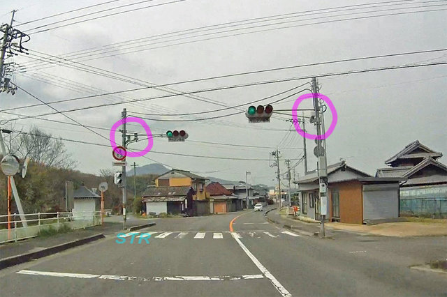 綾川町山田下 国道377号線のNシステム