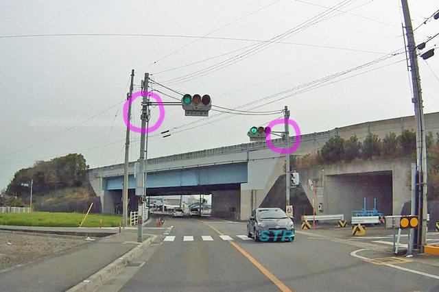 丸亀市三条町 県道18号線のNシステム