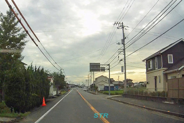 まんのう町東高篠 県道47号線での可搬式オービスによる取り締まり