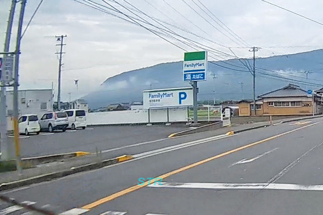 まんのう町東高篠 県道47号線での可搬式オービスによる取り締まり