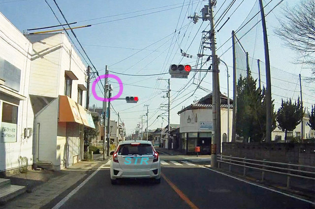 高松市円座町 県道282号線のNシステム