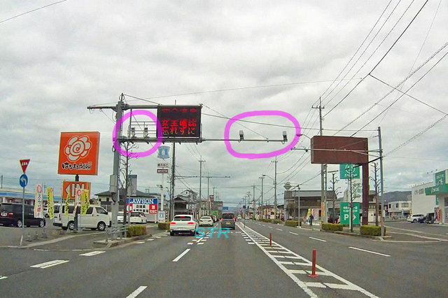 高松市木太町 県道43号線のNシステム